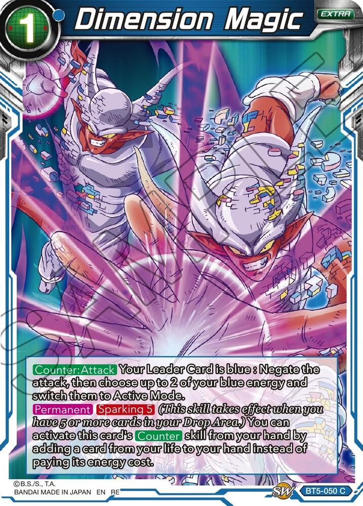 Dimension Magic BT5-050 card from Mythic Booster