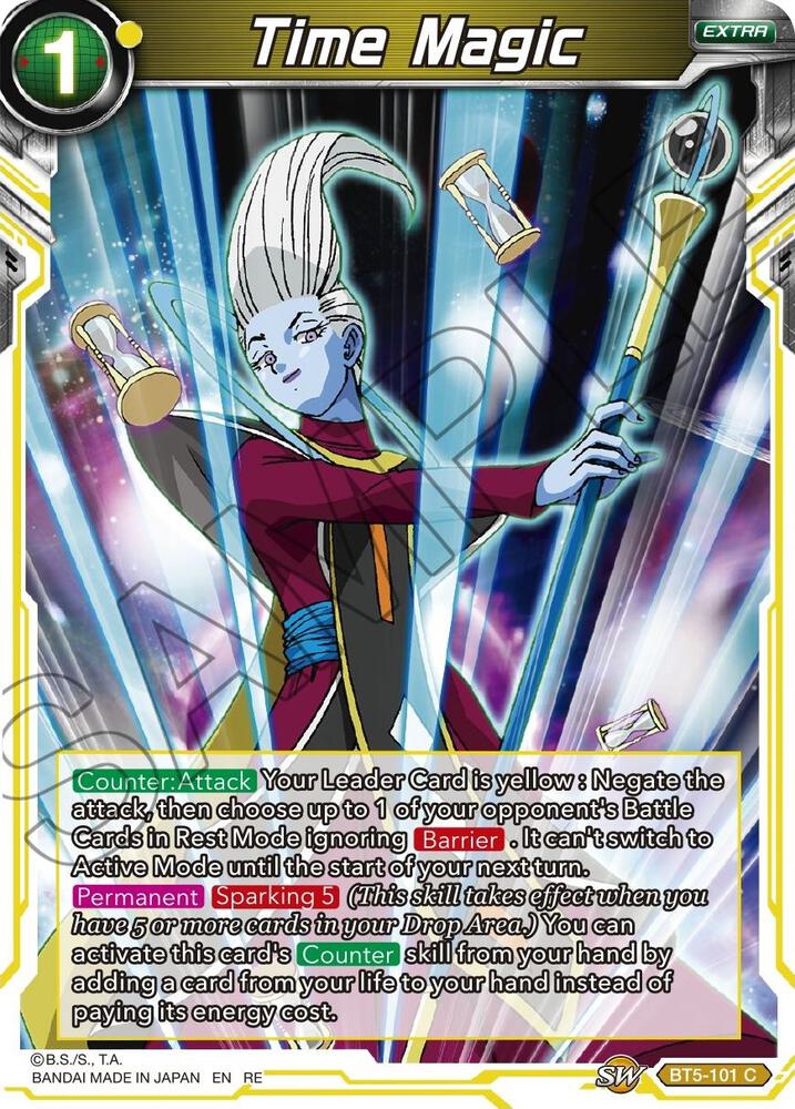 Time Magic BT5-101 card from Mythic Booster