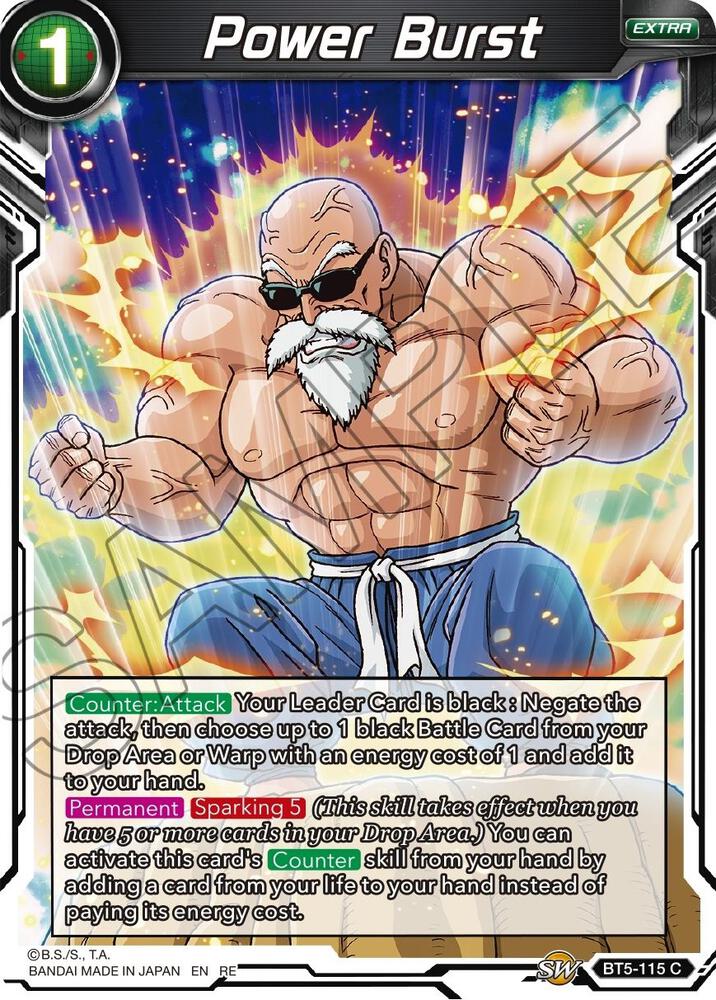 Power Burst BT5-115 card from Mythic Booster