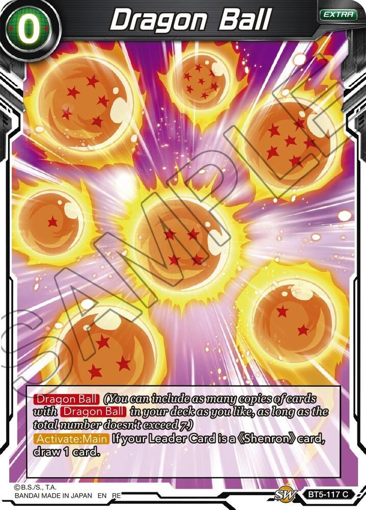 Dragon Ball BT5-117 card from Mythic Booster