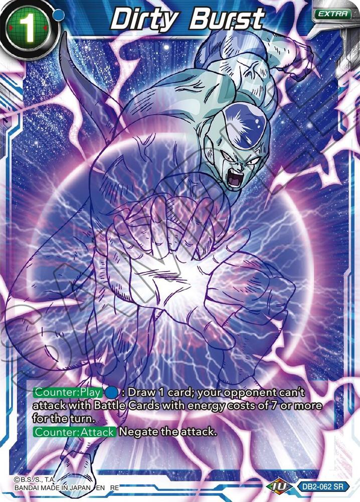 Dirty Burst DB2-062 card from Mythic Booster