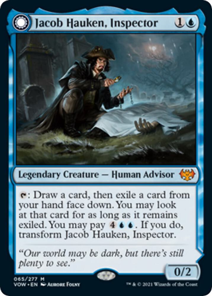 Jacob Hauken, Inspector 65 card from Innistrad: Crimson Vow