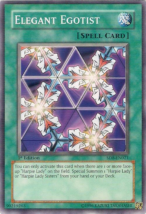 Elegant Egotist SD8-EN021 card from Structure Deck: Lord of the Storm