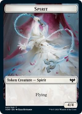 Spirit Token 3 card from Innistrad: Crimson Vow