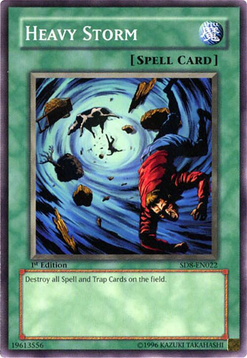 Heavy Storm SD8-EN022 card from Structure Deck: Lord of the Storm