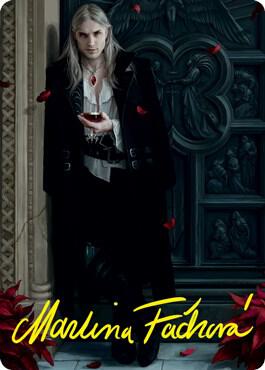 Sorin the Mirthless (1/81) Art Card (Gold-Stamped Signature) card from Art Series: Innistrad: Crimson Vow