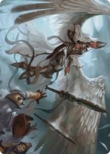 Angelic Quartermaster Art Card 5 card from Art Series: Innistrad: Crimson Vow