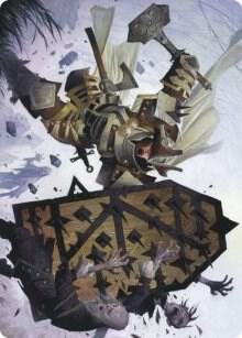 Estwald Shieldbasher Art Card 9 card from Art Series: Innistrad: Crimson Vow