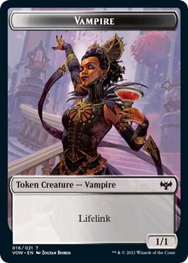 Vampire Token 16 card from Innistrad: Crimson Vow
