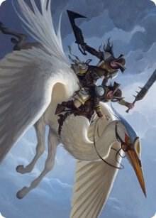 Gryffwing Cavalry Art Card 11 card from Art Series: Innistrad: Crimson Vow