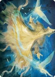 Heron-Blessed Geist Art Card 13 card from Art Series: Innistrad: Crimson Vow