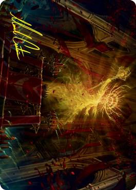 Katilda, Dawnhart Martyr Art Card (Gold-Stamped Signature) 14 card from Art Series: Innistrad: Crimson Vow