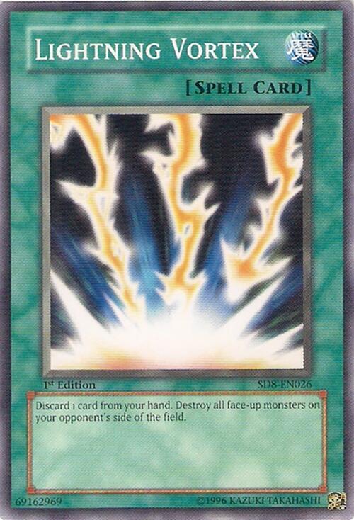 Lightning Vortex SD8-EN026 card from Structure Deck: Lord of the Storm