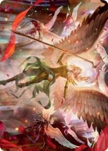 Sigarda's Summons Art Card 17 card from Art Series: Innistrad: Crimson Vow