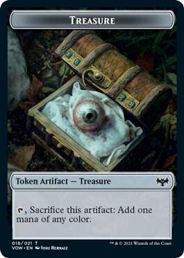 Treasure Token 18 card from Innistrad: Crimson Vow