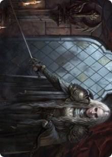 Thalia, Guardian of Thraben Art Card 18 card from Art Series: Innistrad: Crimson Vow