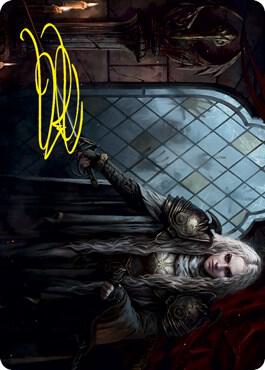 Thalia, Guardian of Thraben Art Card (Gold-Stamped Signature) 18 card from Art Series: Innistrad: Crimson Vow