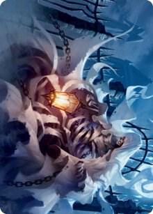 Cemetery Illuminator Art Card 21 card from Art Series: Innistrad: Crimson Vow