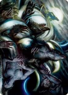 Lunar Rejection Art Card 23 card from Art Series: Innistrad: Crimson Vow