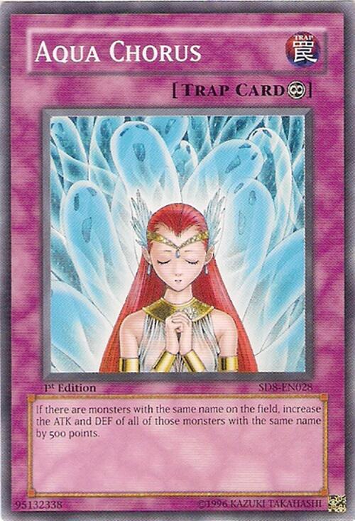 Aqua Chorus SD8-EN028 card from Structure Deck: Lord of the Storm