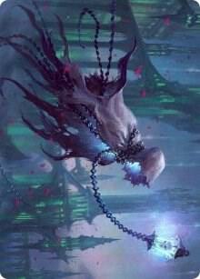 Wanderlight Spirit Art Card 26 card from Art Series: Innistrad: Crimson Vow