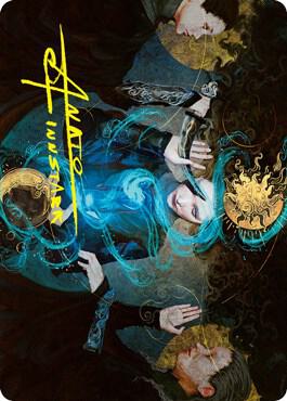 Witness the Future Art Card (Gold-Stamped Signature) 27 card from Art Series: Innistrad: Crimson Vow