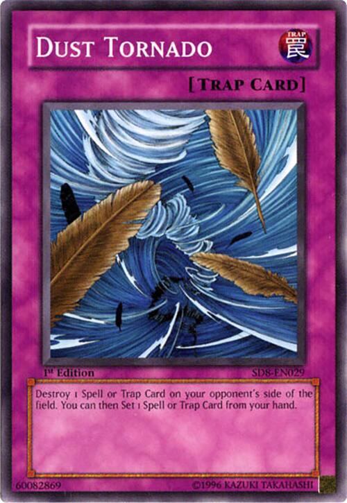 Dust Tornado SD8-EN029 card from Structure Deck: Lord of the Storm