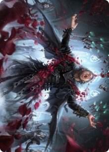 Bloodsoaked Reveler Art Card 29 card from Art Series: Innistrad: Crimson Vow