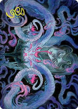 Demonic Bargain Art Card (Gold-Stamped Signature) 30 card from Art Series: Innistrad: Crimson Vow