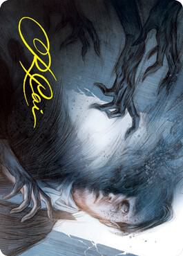 Dread Fugue Art Card (Gold-Stamped Signature) 31 card from Art Series: Innistrad: Crimson Vow