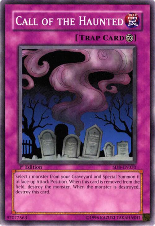 Call of the Haunted SD8-EN030 card from Structure Deck: Lord of the Storm