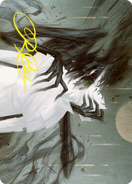 Parasitic Grasp Art Card (Gold-Stamped Signature) 36 card from Art Series: Innistrad: Crimson Vow
