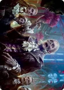 Undead Butler Art Card 37 card from Art Series: Innistrad: Crimson Vow