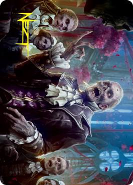 Undead Butler Art Card (Gold-Stamped Signature) 37 card from Art Series: Innistrad: Crimson Vow