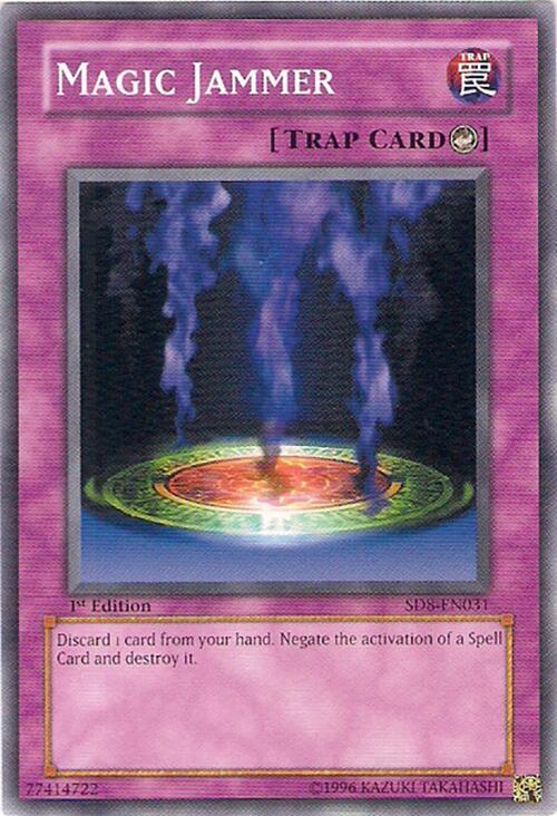 Magic Jammer SD8-EN031 card from Structure Deck: Lord of the Storm