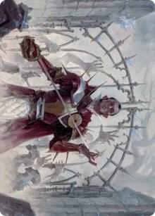 Cemetery Gatekeeper Art Card 39 card from Art Series: Innistrad: Crimson Vow