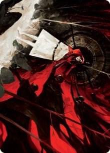 Curse of Hospitality Art Card 41 card from Art Series: Innistrad: Crimson Vow