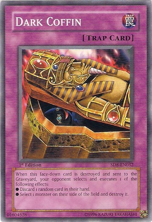 Dark Coffin SD8-EN032 card from Structure Deck: Lord of the Storm
