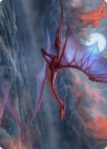 Manaform Hellkite Art Card 46 card from Art Series: Innistrad: Crimson Vow