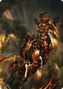 Pyre Spawn Art Card 48 card from Art Series: Innistrad: Crimson Vow