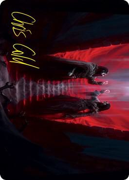Vampires' Vengeance Art Card (Gold-Stamped Signature) 49 card from Art Series: Innistrad: Crimson Vow