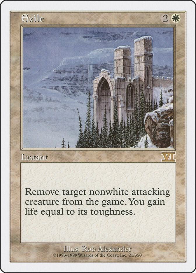 Exile 21 card from Classic Sixth Edition