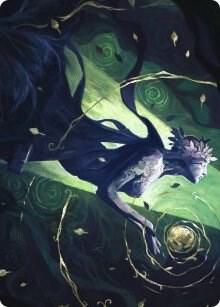 Nature's Embrace Art Card 52 card from Art Series: Innistrad: Crimson Vow