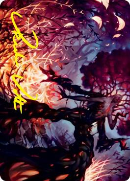 Splendid Reclamation Art Card (Gold-Stamped Signature) 55 card from Art Series: Innistrad: Crimson Vow