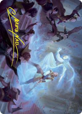 Dorothea's Retribution Art Card (Gold-Stamped Signature) 58 card from Art Series: Innistrad: Crimson Vow