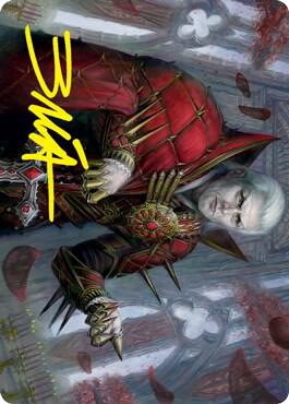 Edgar, Charmed Groom (59/81) Art Card (Gold-Stamped Signature) card from Art Series: Innistrad: Crimson Vow