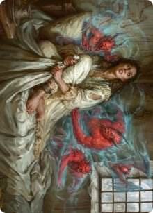 Eruth, Tormented Prophet Art Card 61 card from Art Series: Innistrad: Crimson Vow