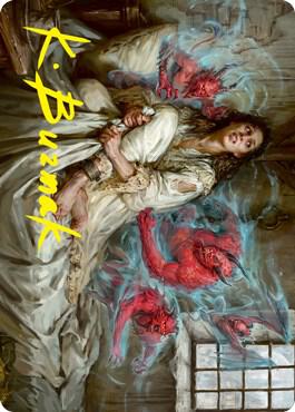 Eruth, Tormented Prophet Art Card (Gold-Stamped Signature) 61 card from Art Series: Innistrad: Crimson Vow