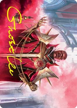 Markov Purifier Art Card (Gold-Stamped Signature) 62 card from Art Series: Innistrad: Crimson Vow