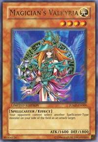 Magician's Valkyria JUMP-EN009 card from Shonen Jump Magazine Promos